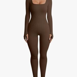 Amazon Brown Long Sleeve bodysuit